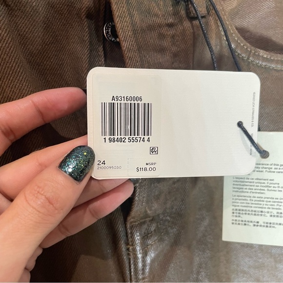 Vintage Levi's Women's Tan A-Line Skirt - Picture 3 of 7